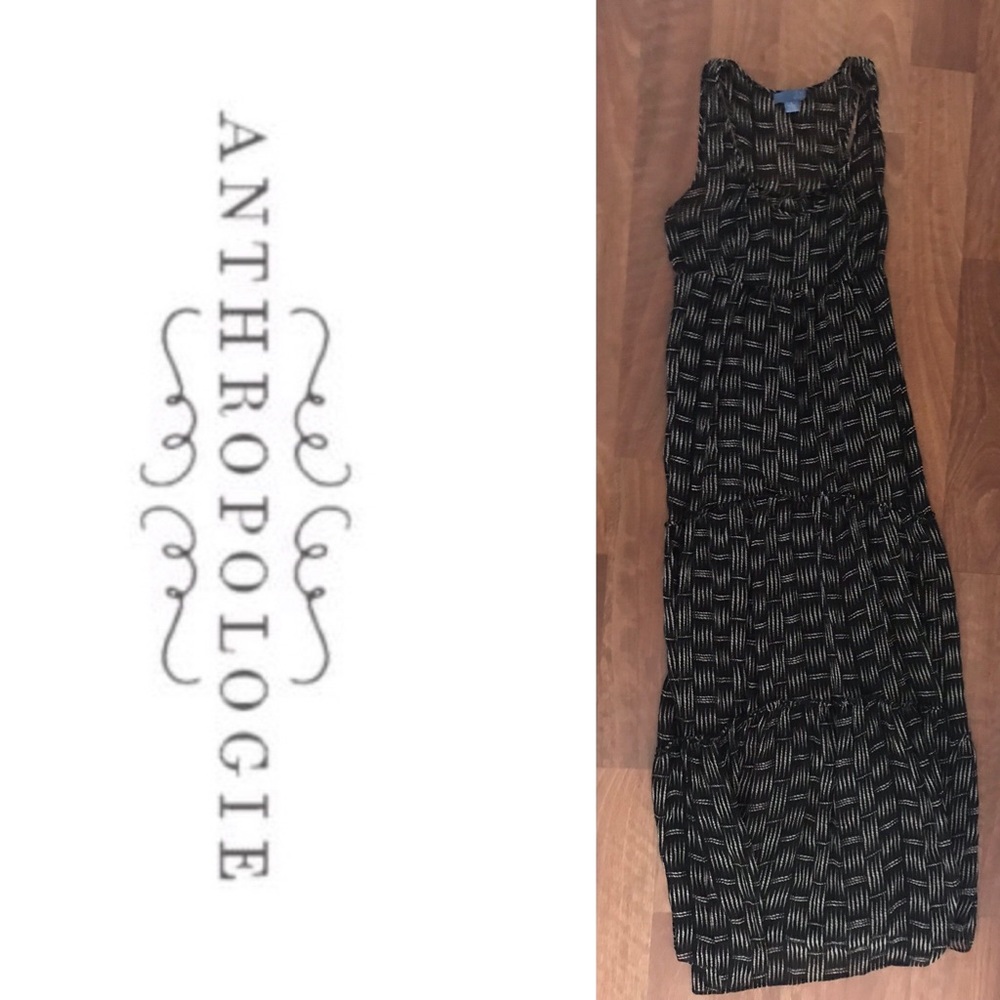 Anthropologie 100% Silk Beach Maxi Dress Cover-up